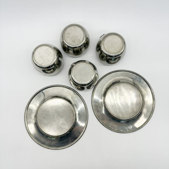 Vintage Auto Racing Trophy Cups Plates MCM Pewter Man Cave Decor Wilmot 1960s - Picture 7 of 13